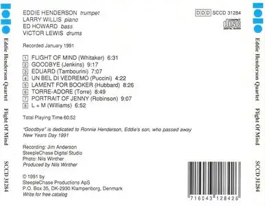 Eddie Henderson - Flight Of Mind (1991) {SteepleChase ‎SCCD 31284}