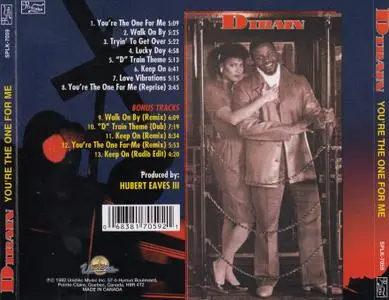 D-Train - You're The One For Me (1982) [1992, Remastered with Bonus Tracks]