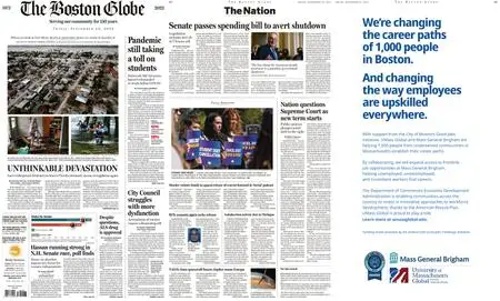 The Boston Globe – September 30, 2022