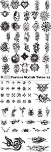 Vectors - Various Stylish Tatoo 13