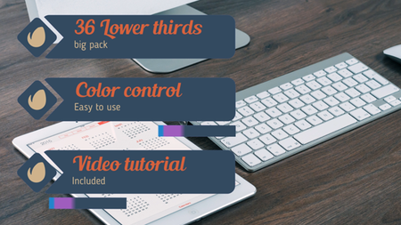 36 Lower Thirds Pack - Project for After Effects (VideoHive)