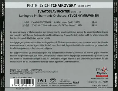 Sviatoslav Richter, Yevgeny Mravinsky, LPO - Tchaikovsky: Piano Concerto No.1; Symphony No.6 'Pathetique' (2012)