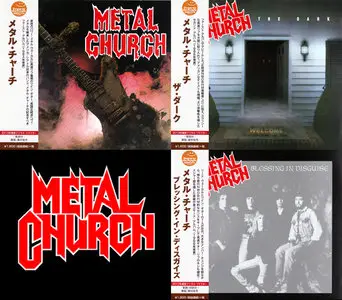 Metal Church - 3 Classic Albums Remastered (1984-1989) (2013, Japan WQCP-1437~9)