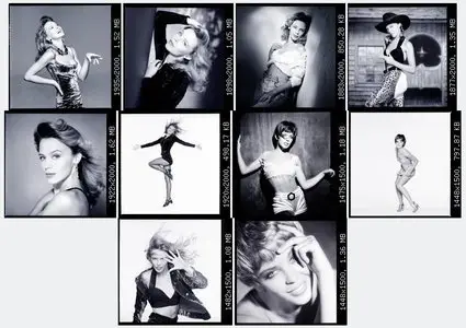 Kylie Minogue - Black and white photoshoot - 10xHQ