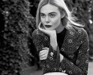 Elle Fanning by Thomas Whiteside for Marie Claire February 2020