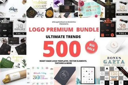 CreativeMarket - 500 Premium Logo Bundle