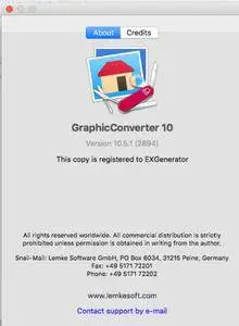 GraphicConverter v10.5.1 Build 2894 Multilingual MacOSX