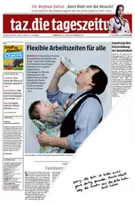 Tageszeitung TAZ vom 23 April 2015