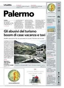la Repubblica Palermo - 19 Ottobre 2018