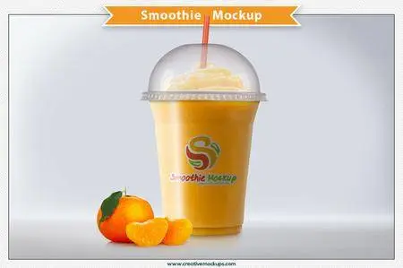 CreativeMarket - Smoothie Mockup