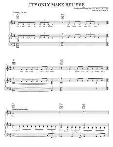 It's Only Make Believe - Conway Twitty, Eddy Howard, Louise Massey (Piano-Vocal-Guitar)