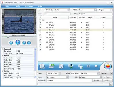 Joboshare DVD to DivX Converter v3.0.5.0316