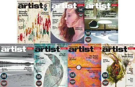 Professional Artist - 2016 Full Year Issues Collection