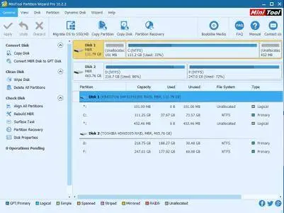 MiniTool Partition Wizard Pro 10.2.2 (x86/x64)