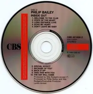 Philip Bailey - Chinese Wall+Inside Out (1988) [2CDs] {CBS 461008}
