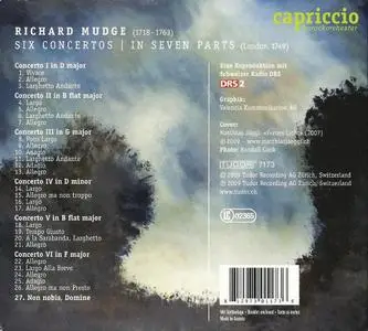Barockorchester Capriccio Basel - Richard Mudge: Six Concertos (2009)