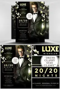 20-20 Flyer PSD Template
