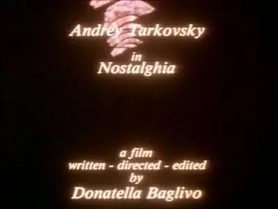 Donatella Baglivo-Andrei Tarkovsky in Nostalghia (1984)