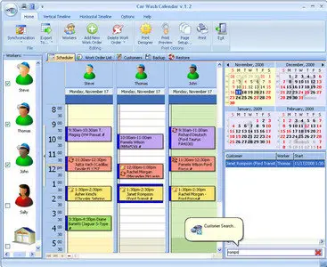 Car Wash Calendar for Workgroup v2.6 