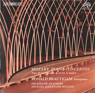 W.A. Mozart - Ronald Brautigam - Piano Concertos Nos. 19 & 23 (2013) {Hybrid-SACD // ISO & HiRes FLAC} 