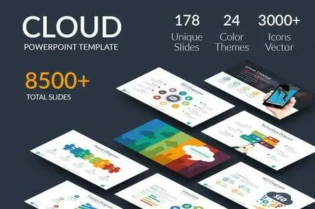 CreativeMarket - Cloud - Powerpoint Template