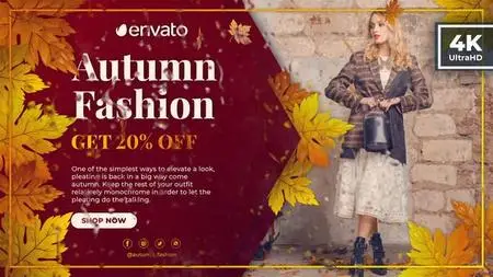 Fall Season Fashion Sale | Autumn Promo 48134461