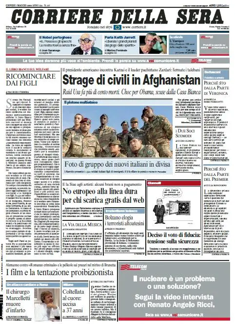 Il Corriere della Sera (07-05-09)