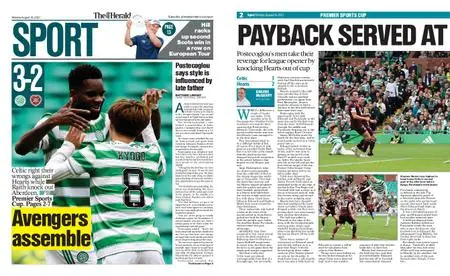 The Herald Sport (Scotland) – August 16, 2021