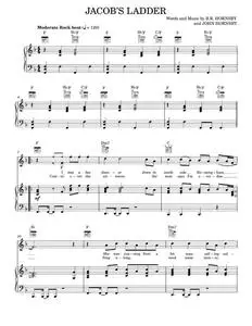 Jacob's Ladder - Bruce Hornsby, Huey Lewis & The News (Piano-Vocal-Guitar)