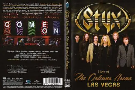 Styx - Live at The Orleans Arena Las Vegas (2016) [Blu-Ray, DVD-9, DVD-5 & CD]