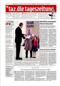 Tageszeitung TAZ vom 07 Oktober 2011