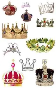 Crowns - PNG Clipart for Photoshop 
