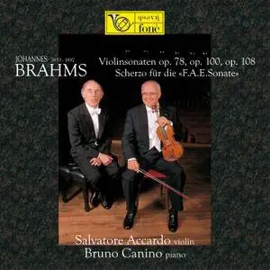 Salvatore Accardo, Bruno Canino - Johannes Brahms: Violin Sonatas (2001) [Official Digital Download 24/96]