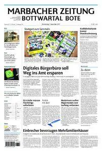 Marbacher Zeitung - 07. September 2017