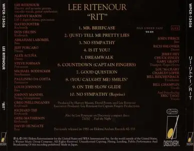 Lee Ritenour - Rit (1981) {Warner Japan}