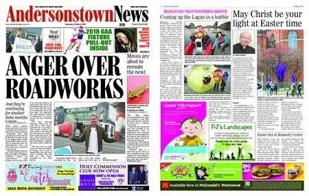 Andersonstown News – March 31, 2018