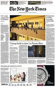 International New York Times - October 26, 2017