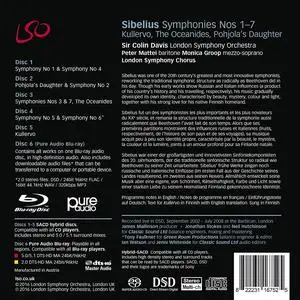 Sir Colin Davis, London Symphony Orchestra - Jean Sibelius: Symphonies Nos. 1-7 [5CDs] (2016)