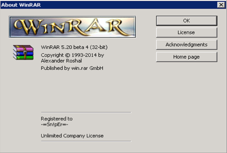 WinRAR 5.20 Beta 4 DC 20.11.2014 + Portable