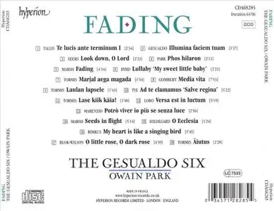 The Gesualdo Six, Owain Park - Fading (2020)