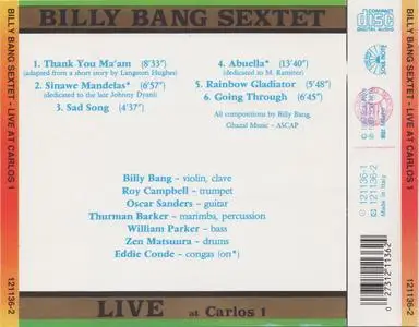 Billy Bang Sextet - Live at Carlos 1 (1987)