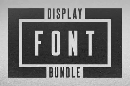 CreativeMarket - Display Font Bundle