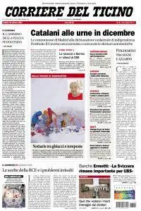 Corriere del Ticino - 28 Ottobre 2017