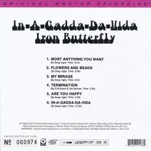 Iron Butterfly - In-A-Gadda-Da-Vida (1968) [MFSL UDSACD 2118] Re-up