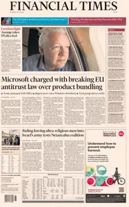 Financial Times Europe - 26 June 2024