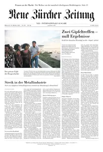 Neue Zurcher Zeitung International  - 30 Oktober 2024