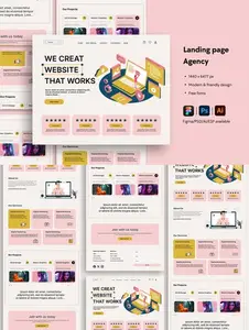 Business Agency Website Landing Page 7BJUWXU