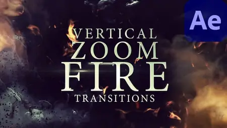 Vertical Zoom Fire Transitions 57916807
