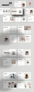 Minimal Presentation Infographics Templete A79RNS3