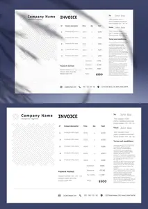 Modern Invoice Layout 782178323